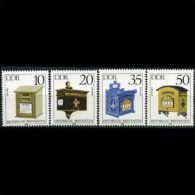 DDR 1985 - Scott# 2456-9 Antique Mailboxes Set Of 4 MNH (XF949) - Ungebraucht