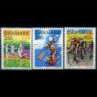 DENMARK 1985 - Scott# 780-2 Sports Set Of 3 MNH (XK303) - Unused Stamps
