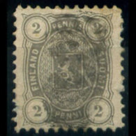 FINLAND 1875 - Scott# 17 Arms 2p Used Faults(XA477) - Used Stamps