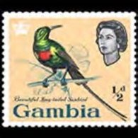 GAMBIA 1963 - Scott# 175 Sunbird 1/2p MNH (XO477) - Gambie (1965-...)