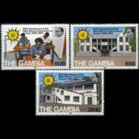 GAMBIA 1982 - Scott# 436-8 School Examinations Set Of 3 LH (XP089) - Gambie (1965-...)