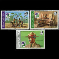 GAMBIA 1982 - Scott# 440-2 Scouting Year Set Of 3 LH (XP108) - Gambia (1965-...)