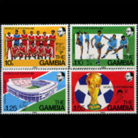 GAMBIA 1982 - Scott# 443-6 W.Cup Soccer Set Of 4 LH (XP115) - Gambie (1965-...)