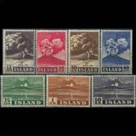 ICELAND 1946 - Scott# 246-52 Eruption Of Volcano Set Of 7 MNH (XB669) - Unused Stamps