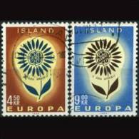 ICELAND 1964 - Scott# 367-8 Europa Set Of 2 Used (XH123) - Used Stamps