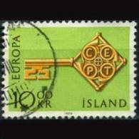 ICELAND 1968 - Scott# 395 Europa 10k Used (XH400) - Used Stamps