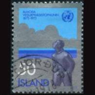 ICELAND 1973 - Scott# 460 Intl.Meteo Cooperation Set Of 1 Used (XI122) - Usados