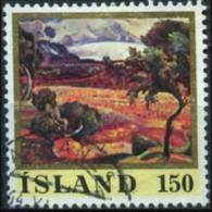 ICELAND 1976 - Scott# 489 Painting By Jonsson Set Of 1 Used (XI455) - Used Stamps