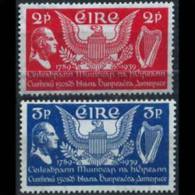 IRELAND 1939 - Scott# 103-4 US Constitution Set Of 2 LH (XF255) - Neufs