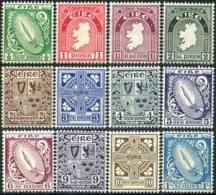 IRELAND 1940 - Scott# 106-17 Map And Sword Etc. Set Of 12 LH (XB528) - Unused Stamps
