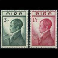 IRELAND 1953 - Scott# 149-50 Nationalist R.Emmet Set Of 2 LH (XB964) - Neufs