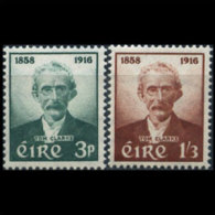 IRELAND 1958 - Scott# 165-6 Patriot Clarke Set Of 2 LH (XB717) - Nuevos