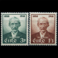 IRELAND 1958 - Scott# 165-6 Patriot Clarke Set Of 2 LH (XB717) - Unused Stamps