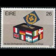 IRELAND 1984 - Scott# 591 European Parl. Set Of 1 MNH (XI194) - Unused Stamps