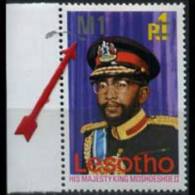 LESOTHO 1980 - Scott# 311 King Printing Variety 1m MNH (XR088) - Lesotho (1966-...)