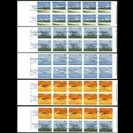 MARSHALL IS. 1989 - Scott# C22a-5b Booklets-Aircrafts Set Of 5 CTO (XN986) - Islas Marshall