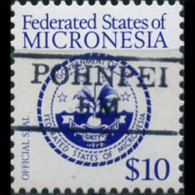 MICRONESIA 1986 - Scott# 39 Seal $10 CTO (XO685) - Micronésie