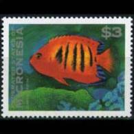 MICRONESIA 1996 - Scott# 225 Fish $3 MNH (XI416) - Micronesië