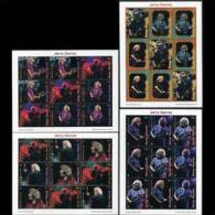 MONTSERRAT 1999 - Scott# 972A-81A Sheets(2) Singer Garcia MNH (XQ903) - Montserrat