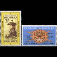 SOUTH AFRICA 1965 - Scott# 308-9 Reformed Church Set Of 2 MNH (XV722) - Neufs