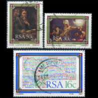 SOUTH AFRICA 1987 - Scott# 702-4 Bible Soc. Set Of 3 Used (XQ460) - Oblitérés