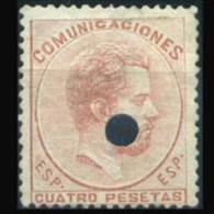 SPAIN 1872 - Scott# 188 King Amadeo 4p Used (XA694) - Used Stamps