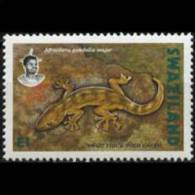 SWAZILAND 1992 - Scott# 598 Reptile-Gecko 1e MNH (XH329) - Swaziland (1968-...)