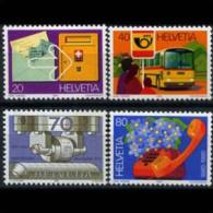 SWITZERLAND 1980 - Scott# 687-90 Anniv.-Postal Giro Etc. Set Of 4 MNH (XN527) - Unused Stamps
