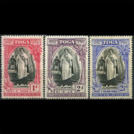 TONGA 1938 - Scott# 70-2 Queen Salote Set Of 3 LH (XR674) - Tonga (1970-...)