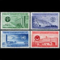 TURKEY 1951 - Scott# 1051-4 Econimic Set Of 4 LH (XQ541) - Unused Stamps