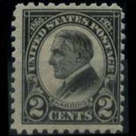 U.S.A. 1923 - Scott# 612 Warren G.Harding Perf.10 Set Of 1 MNH (XB041) - Neufs