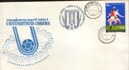 Romania - Occasionally Cover 1974 - Football(soccer),Universitatea Craiova Champion Of A Great Love - Clubs Mythiques