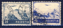 ##K300. Switzerland 1948.Airmail. Michel 506-07. Cancelled(o) - Used Stamps