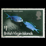 VIRGIN IS. 1975 - Scott# 297 Fish $1 MNH (XU763) - British Virgin Islands