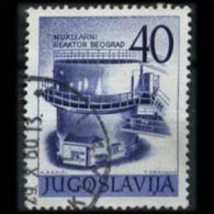 YUGOSLAVIA 1960 - Scott# 584 Nuclear Reactor 40d Used (XE931) - Oblitérés