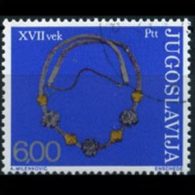 YUGOSLAVIA 1974 - Scott# 1239 Silver Necklace 6d CTO (XF217) - Used Stamps