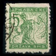 YUGOSLAVIA-SLOVENIA 1919 - Scott# 3L24a Chain Breaker Roulette Set Of 1 Used (XL021) - Occ. Yougoslave: Littoral Slovène