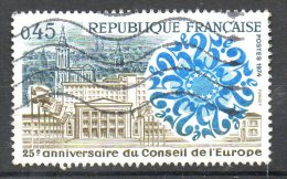 FRANCE. N°1792 Oblitéré De 1974. Conseil De L´Europe. - EU-Organe