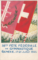 FETE FEDERALE DE GYMNASTIQUE-GENEVE-1925-N /CIRC.TTB - Gymnastiek