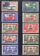 Wallis Et Futuna N°77 à 86 Neuf Charniere Ou Adhérences - Unused Stamps