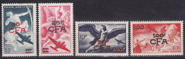 Réunion - PA N° 45 à 48 X Charnière - Cote 44,50 Euros - Prix De Départ 14,50 Euros - Airmail