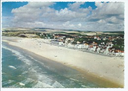 Grd1@ CPSM WISSANT, VUE AERIENNE, LA PLAGE, PAS DE CALAIS 62 - Wissant