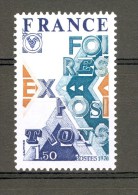 VARIÉTÉS FRANCE 1976 N° 1909 LES FOIRES EXPOSITIONS 1.50 NEUF** GOMME YVERT TELLIER 0.90 € - Unused Stamps