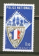 VARIÉTÉS FRANCE 1976 N° 1907 POLICE NATIONALE 1.10 NEUF ** GOMME YVERT TELLIER 0.70 € - Ongebruikt