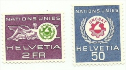 1963 - Svizzera S434/35 Conferenza A Ginevra C3502, - Oficial