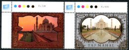 ONU Genève 2014 - Patrimoine Mondial Inde Taj Mahal - 2 Timbres Détachés De Feuille ** MNH PF - Nuevos