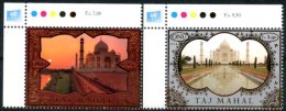 ONU Genève 2014 - Patrimoine Mondial Inde Taj Mahal - 2 Timbres Détachés De Feuille ** MNH PF - Ungebraucht