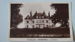 89 MONETEAU  GUIBAUDON CHATEAU PLI BAS DROIT ECRITE - Moneteau