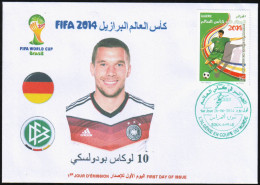 ALGERIA ALGERIEN - 2014 - BRAZIL FIFA World Cup Football - GERMANY Lukas PODOLSKI Deutschland Fußball Futbol Voetbal - 2014 – Brazil