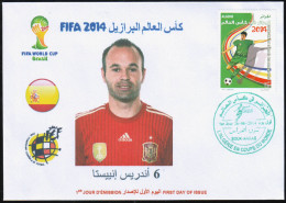 ALGERIA ARGELIA - 2014 - BRAZIL FIFA World Cup Football - Espana  SPAIN Andres INIESTA - 2014 – Brasil